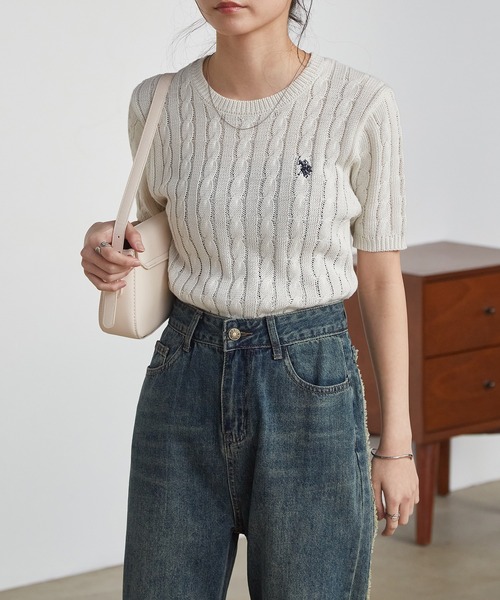 U.S. POLO ASSN. ニット セーター 「U.S.POLO ASSN.」 ワン