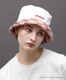 帽子 ハット AVIREX / Coca-Cola 80'S REVERSIBLE BUCKET HAT レディース｜ZOZOTOWN Yahoo!店