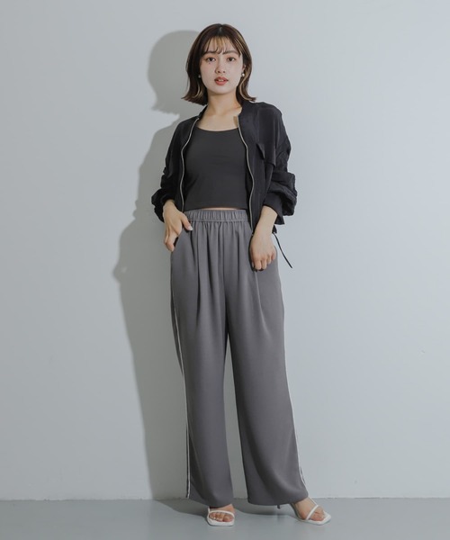 Are you different オリジナルイージーパンツ X-girl パンツ FACE LABEL EASY PANTS レディース : ZOZOTOWN