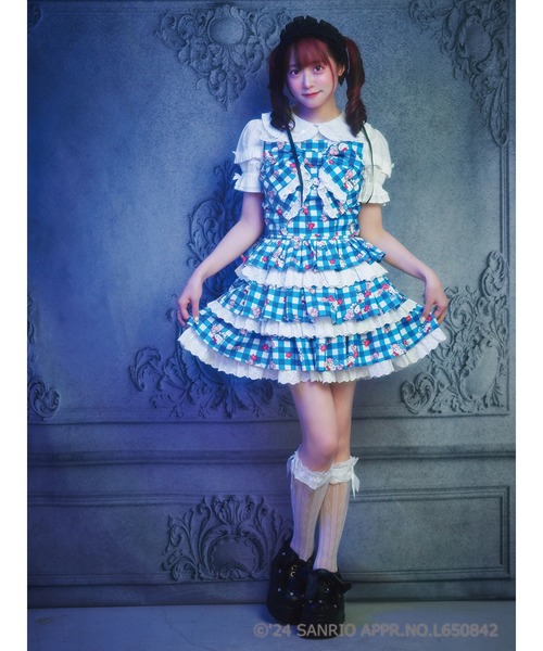 スカート ハローキティ ティアードスカート レディース : 84498803  