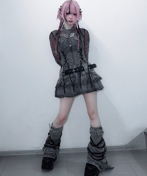 REFLEM（レフレム） スカート 「REFLEM/レフレム」弾丸ベルト付き