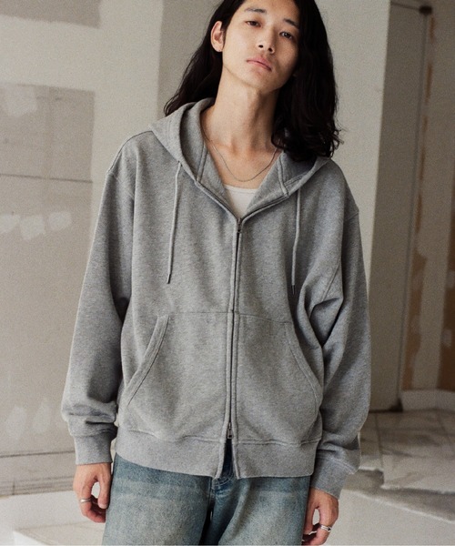 WYM LIDNM パーカー HEAVY OZ DOUBLE ZIP PARKA メンズ