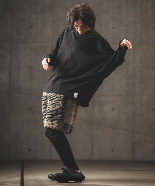 GLIMCLAP tシャツ mlt4861- Light-pile Dolman sleeve ＆ oversized