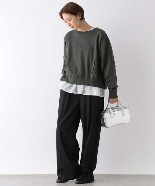 tシャツ 後ろ裾タックプルオーバー レディース LEPSIM tシャツ 裾タックプルオーバー 138471 レディース