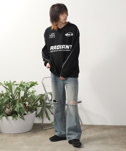  JEANSのトレーナー SUGGESTION トレーナー スウェット SUGGESTION/サジェッション