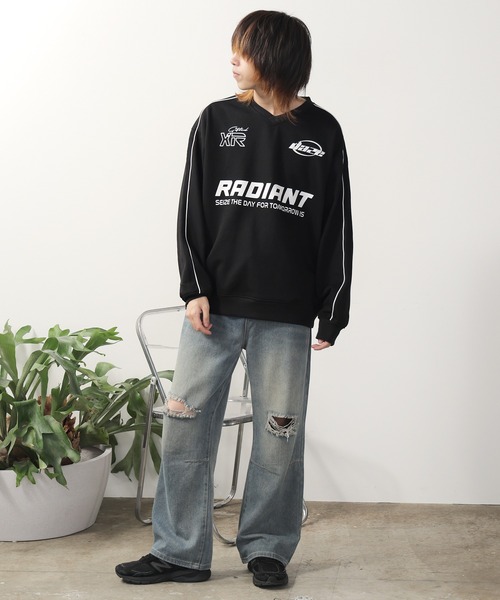 SUGGESTION トレーナー スウェット SUGGESTION/サジェッション