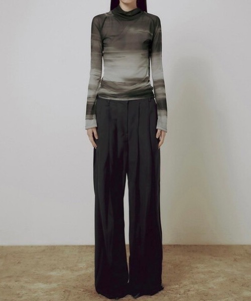 FLAREUP tシャツ 「FLAREUP」Sheer Turtleneck Long Sleeve