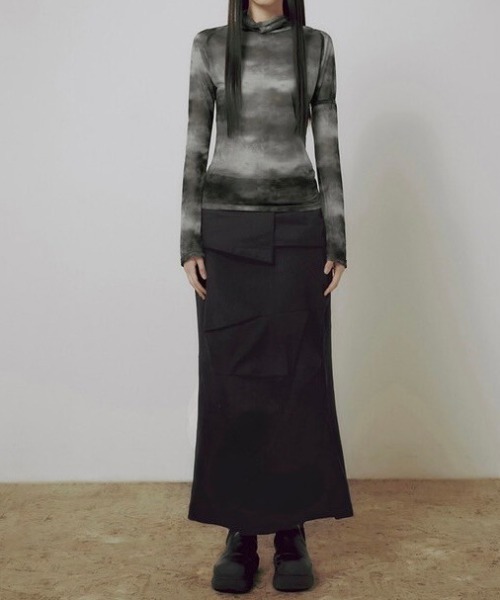 tシャツ 「FLAREUP」Sheer Turtleneck Long Sleeve レディース FLAREUP tシャツ 「FLAREUP」Sheer Turtleneck Long Sleeve