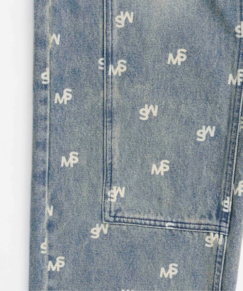 MAISON SPECIAL ジーンズ デニム デニムパンツ Monogram Print