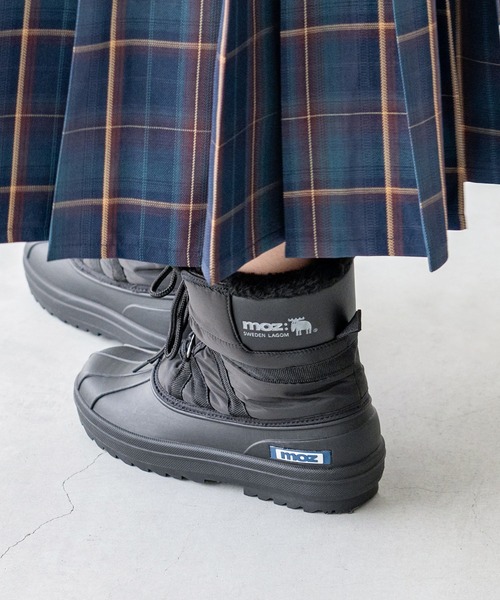 moz（モズ） ショート ブーツ スノーシューズ 滑り止め金具スパイク