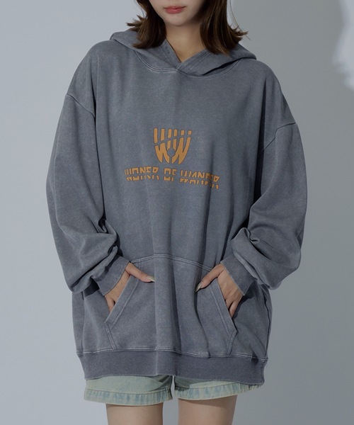 WONDER OF WANDER パーカー Front Logo Light Hoodie メンズ