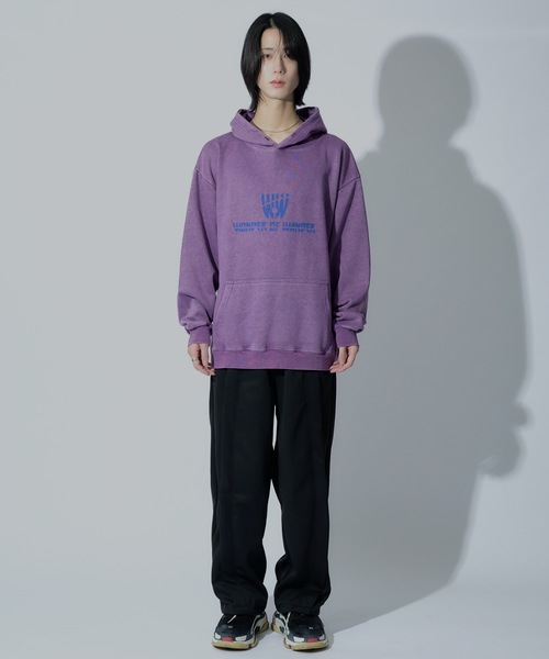 WONDER OF WANDER パーカー Front Logo Light Hoodie メンズ