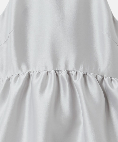 LE CIEL BLEU ワンピース シルキーバックオープンドレス / Silky