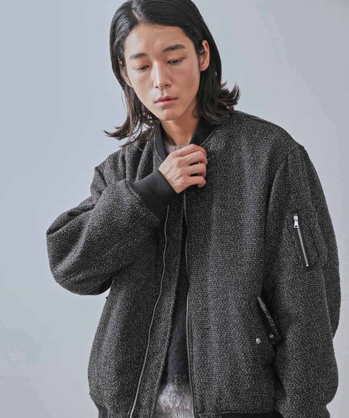 JUNRED（ジュンレッド） ma1 ma-1 ツイードMA-1 メンズ レディース