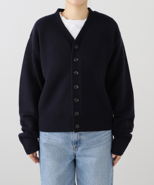 extreme cashmere / エクストリームカシミヤ カシミヤ クルーネック カーディガン FRAMeWORK カーディガン EXTREME CASHMERE X/エクストリーム
