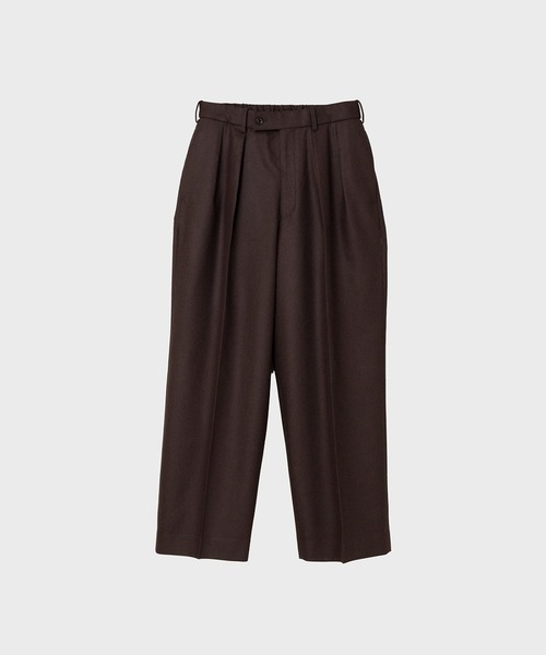 markaware（マーカウェア） パンツ DOUBLE PLEATED TROUSERS メンズ