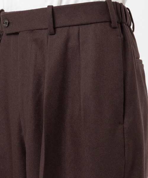 markaware（マーカウェア） パンツ DOUBLE PLEATED TROUSERS メンズ