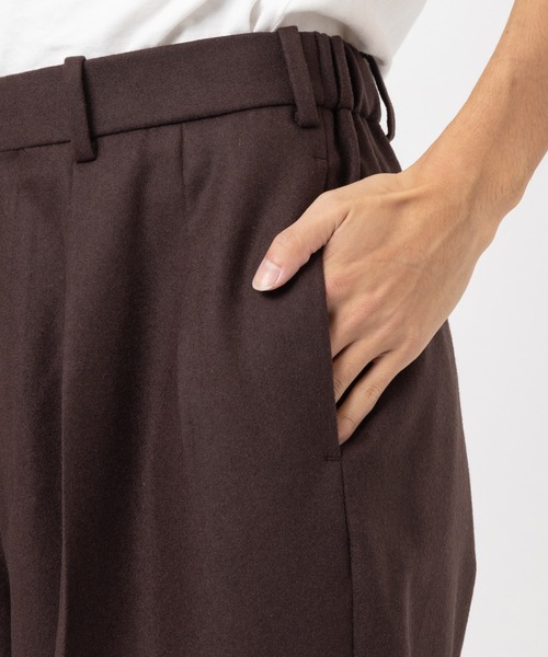 markaware（マーカウェア） パンツ DOUBLE PLEATED TROUSERS メンズ