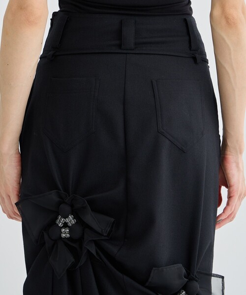 RIV NOBUHIKO リブノブヒコ　スカート　ブラック RIV NOBUHIKO リブノブヒコ スカート ブラック
