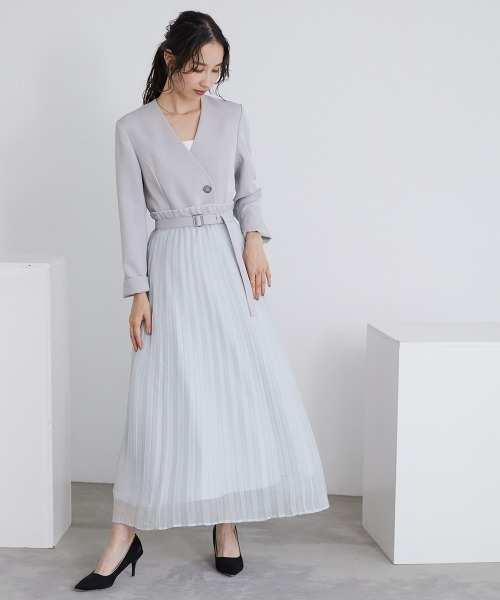 Callarus セットアップ 「入学式・卒業式・フォーマル」ノーカラー