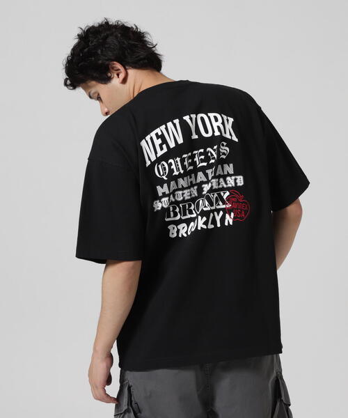注目■AVIREX■大人気 ビッグアップル 半袖Tシャツ 国内発送 BIG APPLE T-SHIRT / ビッグアップル 半袖Tシャツ / AVIREX
