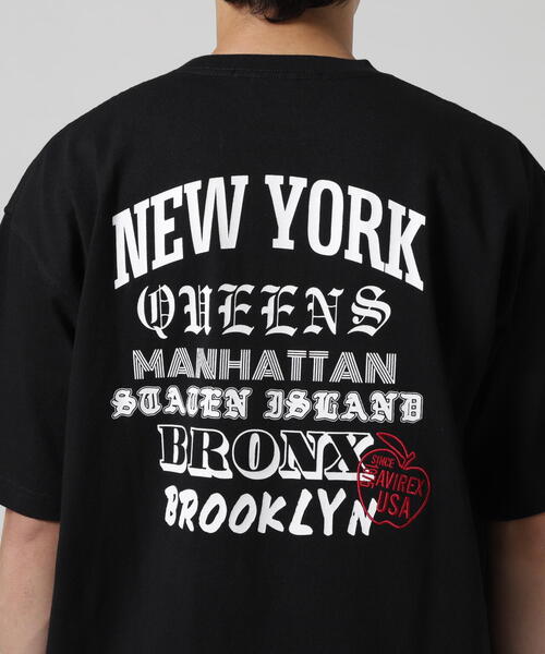 AVIREX tシャツ BIG APPLE T-SHIRT / ビッグアップル 半袖T
