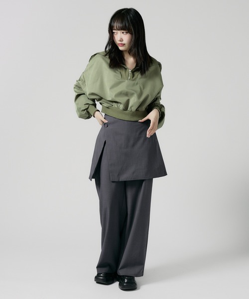 Chick スラックス パンツ Wrap Skirt with Slacks / 巻きスカート風