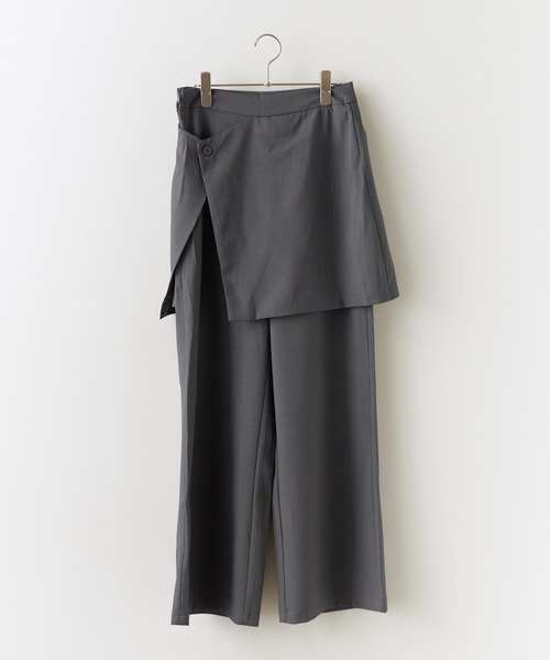 Chick スラックス パンツ Wrap Skirt with Slacks / 巻きスカート風