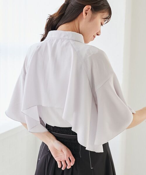 MAJESTIC LEGON（マジェスティックレゴン） ブラウス シャツ 半袖