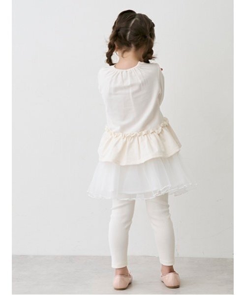 petit main スカート レギンス付きチュールスカート キッズ 子供服 