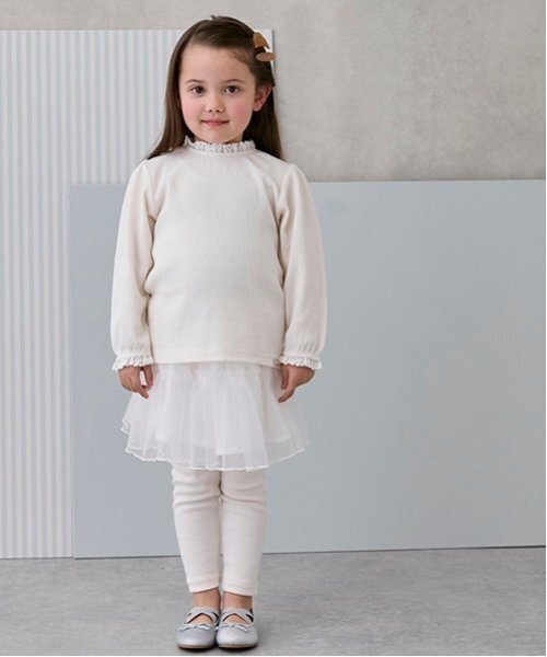 petit main スカート レギンス付きチュールスカート キッズ 子供