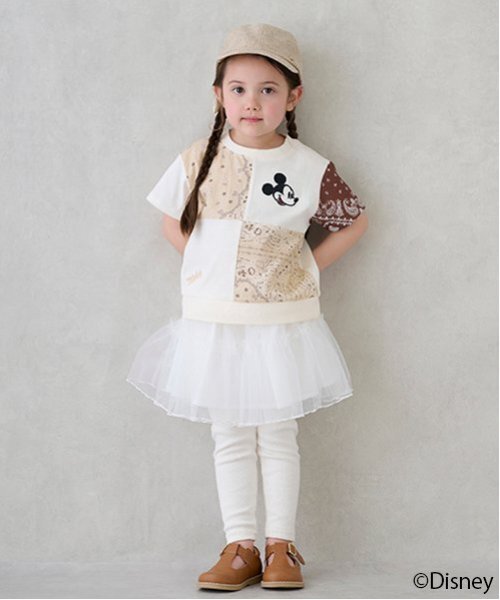 petit main スカート レギンス付きチュールスカート キッズ 子供