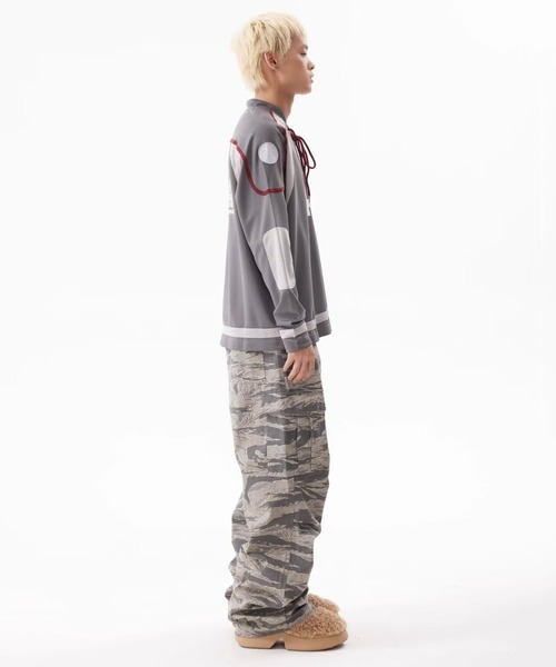 BENDER TOKYO カーゴパンツ 「BENDER TOKYO」タイガーカモ ワイド