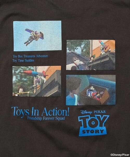 tシャツ 「TOYSTORY」 4scenes バックプリント Tシャツ/ トイ・ストーリー/ Tシャツ レディース FREAK'S STORE tシャツ 「TOYSTORY」 4scenes バックプリント T