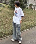 tシャツ Disney ヴィンテージライクプリ...の詳細画像3