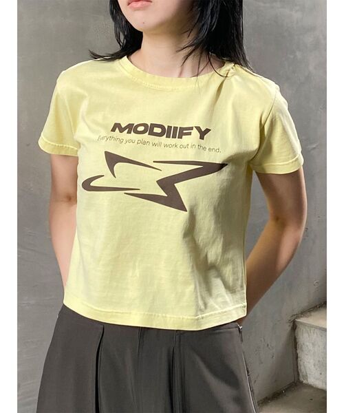 tシャツ シャープモチーフクロップドTシャツ レディース | MURUA | 05