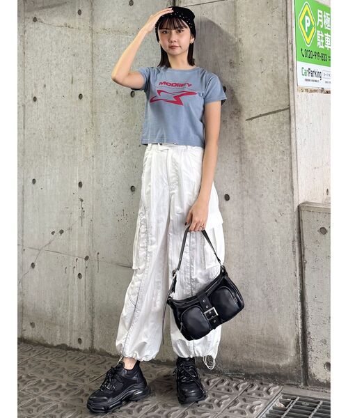 tシャツ シャープモチーフクロップドTシャツ レディース | MURUA | 09