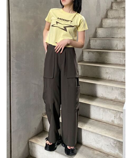 tシャツ シャープモチーフクロップドTシャツ レディース | MURUA | 15