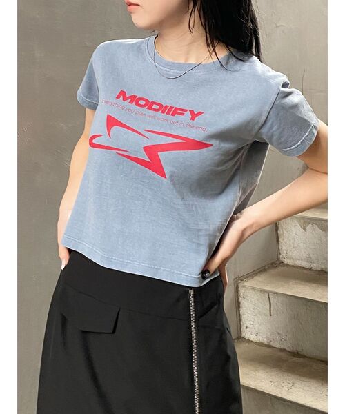 tシャツ シャープモチーフクロップドTシャツ レディース | MURUA | 17