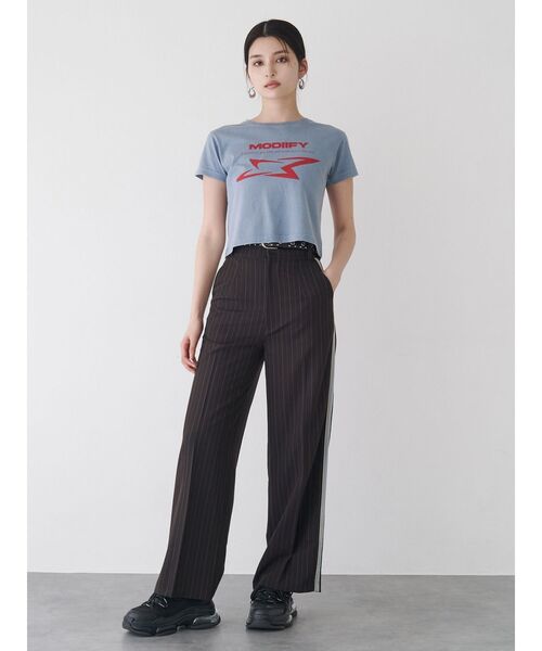 tシャツ シャープモチーフクロップドTシャツ レディース | MURUA | 24