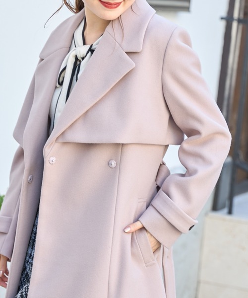 tocco closet（トッコ クローゼット） コート M ピンク系その他