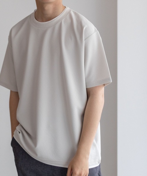 tシャツ NAVY「接触冷感」フェイクレイヤードＴシャツ メンズ レディース | NAVY（ファッション） | 11
