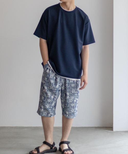 tシャツ NAVY「接触冷感」フェイクレイヤードＴシャツ メンズ レディース | NAVY（ファッション） | 18