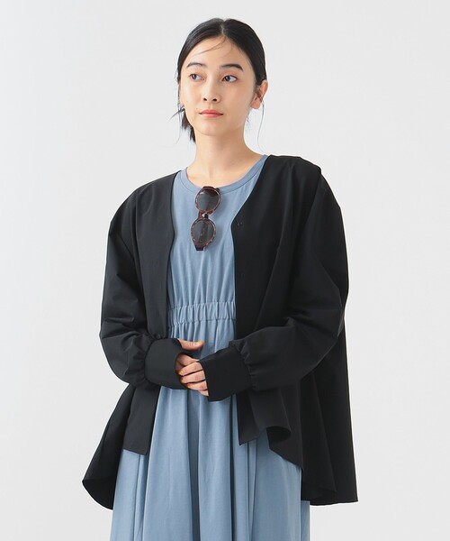 カーディガン 「NAVYS掲載 / 吸水速乾・UV機能」ランド アンド ウォーター Vネック  カーディガン レディース B：MING by BEAMS カーディガン 「NAVYS掲載 / 吸水速乾・UV機能