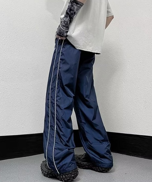 MGV（エムジーヴィー） パンツ サイドラインナイロンパンツ メンズ