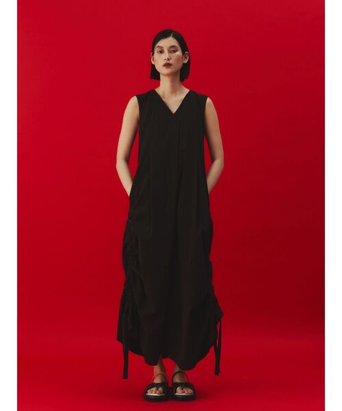 UN3D.（アンスリード） ワンピース TYPEWRITER GATHER OP / タイプ