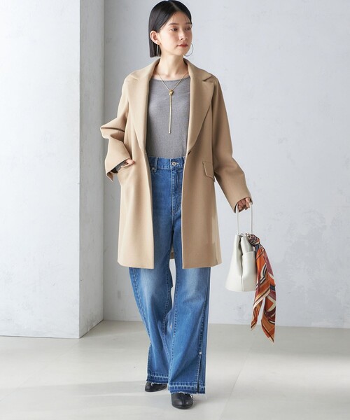 SHIPS（シップス） チェスターコート 36 ベージュ レディース