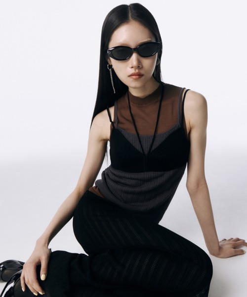 JOSE MOON（ジョゼムーン） タンクトップ ノースリーブ LINGERIE