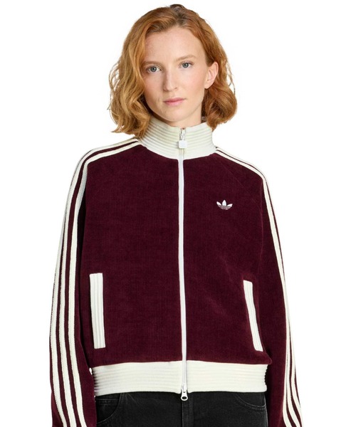 adidas（アディダス） コート アウター adidas VELOUR KNIT TRACK TOP