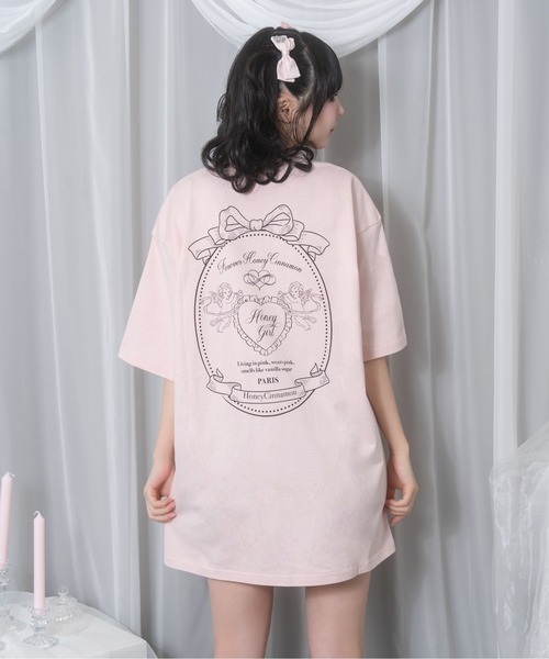 tシャツ エンジェルフレームTシャツ レディース